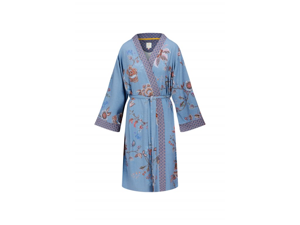 Naomi kimono Cece Fiore modrá