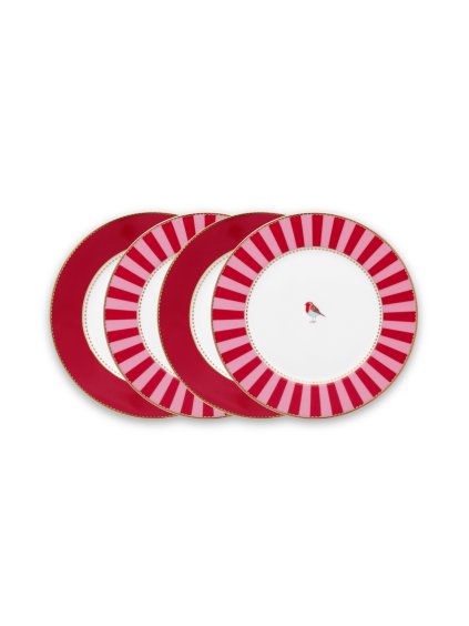 1084 1 sada 4 talire melke love birds red pink 17cm