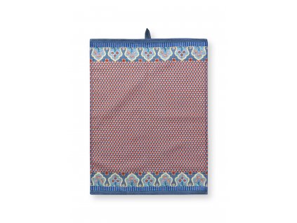 1564 uterka flower festival blue red 50x70cm