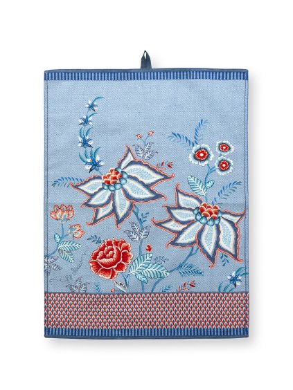 1567 2 uterka flower festival blue 50x70cm