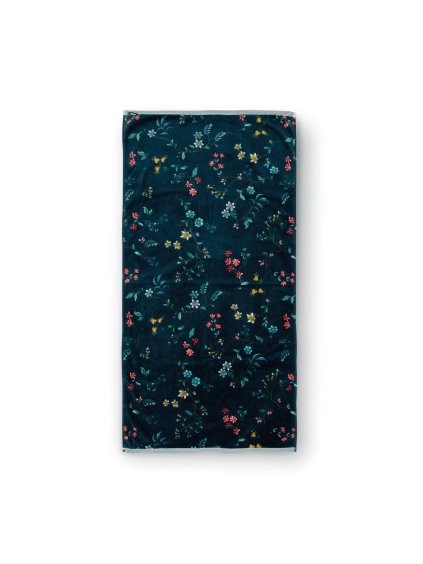 Les Fleurs Dark Blue UV UV 70x140 10 Topshot Large