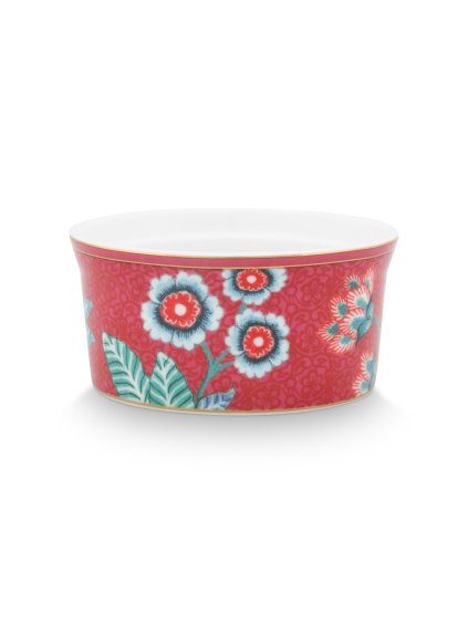 2929 1 zapekaci miska flower festival tmave ruzova 8 7cm