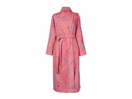 bathrobe les fleurs pink flowers pip studio 217922 f