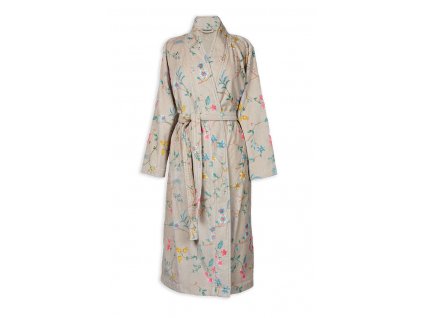 bathrobe les fleurs khaki flowers pip studio 217934 f