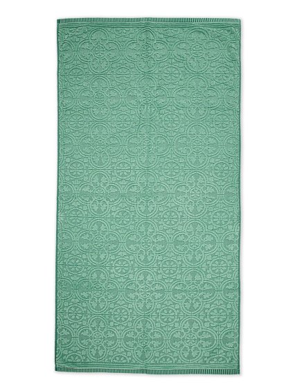 6781 pip tile de pip green towel 70x140