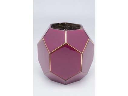 3796 vaza art pastel pink kare design 22cm