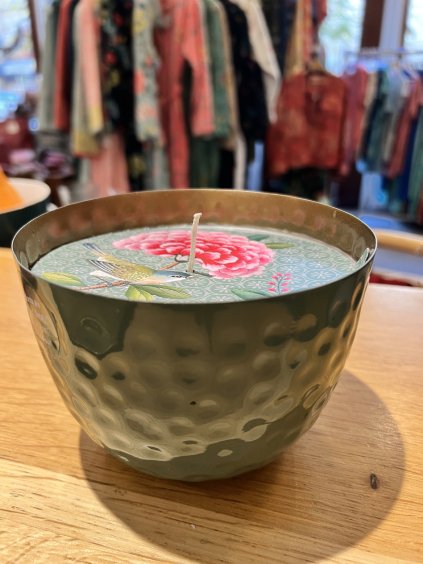 Svíčka Pip Studio zelená průměr 13cm
