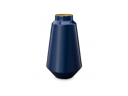 vase metal blue 36 cm 1 4 pip studio 51.102.023
