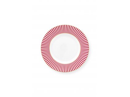 Dezertní talíř Royal Stripes tmavě růžová 12cm