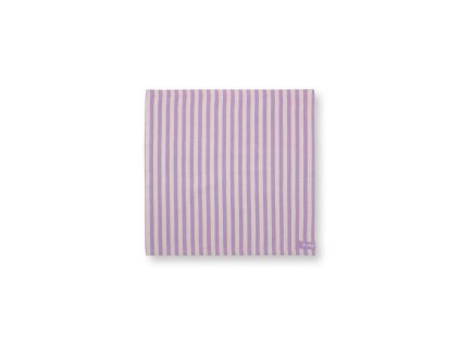 Ubrousek Stripes lila 40 x 40cm sada 4ks