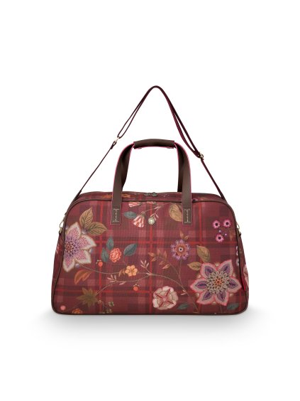 7628 taska vikendova stredni tovy flores felices cervena 57 x 22 x 37cm