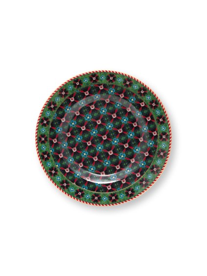 7697 dezertni talir clover zelena 12cm