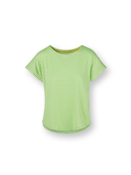 Tatum triko krátký rukáv Little Sumo proužek jasná zelená (Velikost XL)