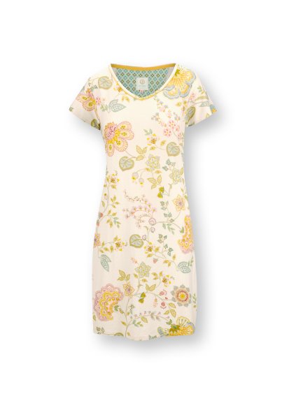 Djoy noční košile Buenas Noches tlumená bílá (Velikost L)