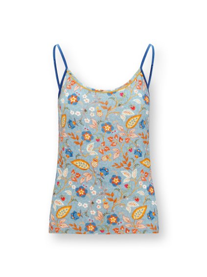 Tílko Selina na ramínka Jameela modrá (Velikost L)