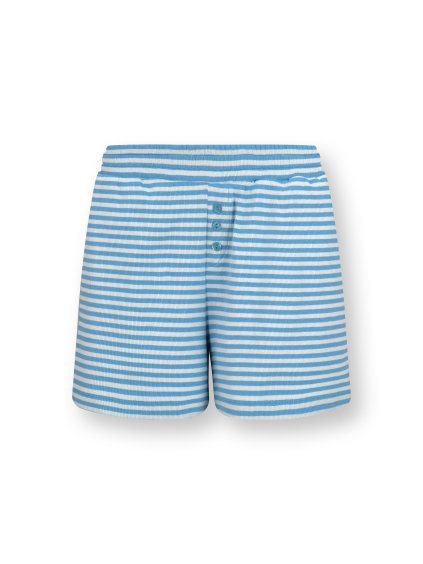 Bobi krátké kalhoty Little Sumo proužek jasná modrá (Velikost L)