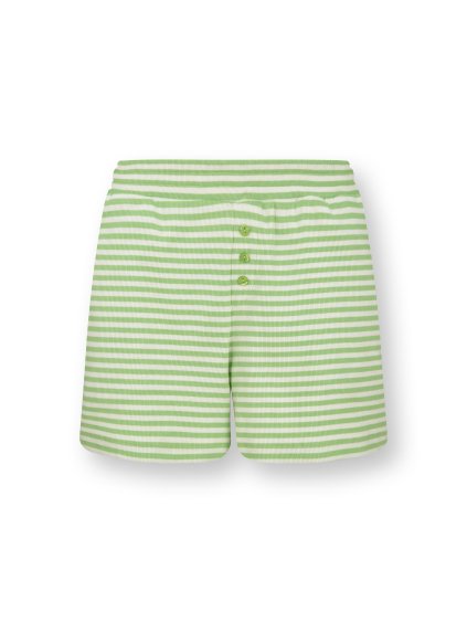 Bobi krátké kalhoty Little Sumo proužek jasná zelená (Velikost L)