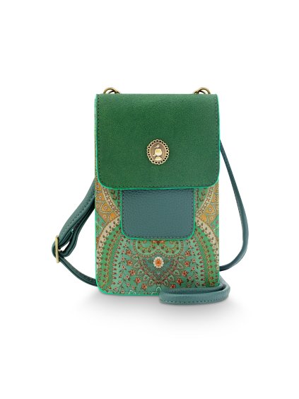 9271 kabelka na telefon jabali zelena 11 x 18 x 1cm