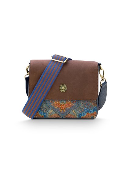 Kabelka Cross Body s klopou Fenna Jabali malá modrá 19 x 6 x 16cm