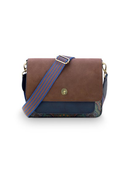 Kabelka Cross Body s klopou Fenna Jabali střední modrá 25 x 7 x 20cm