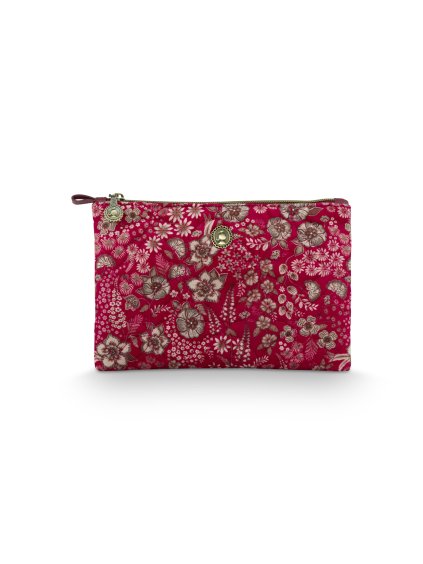 9376 kosmeticka taska plocha charly daisy dreams cervena 24 x 1 x 15 5 cm