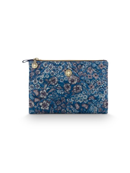 9379 kosmeticka taska plocha charly daisy dreams modra 24 x 1 x 15 5 cm