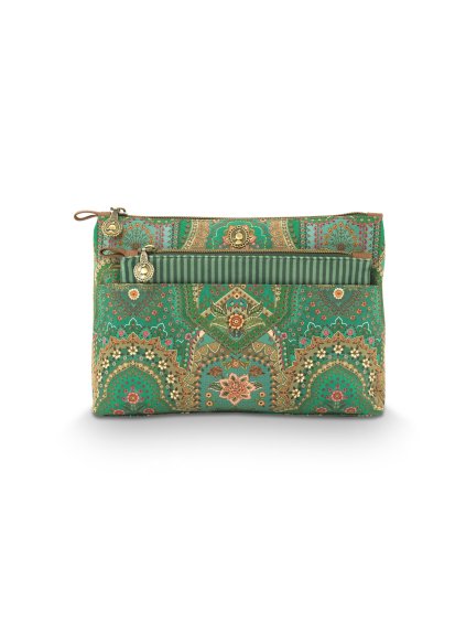 9442 kosmeticka taska kombi caryn jabali zelena 26 x 7 5 x 18cm
