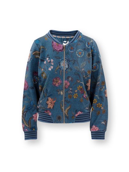 Nicos bunda  Coco Flower modrá (Barva modrá, Velikost XL)