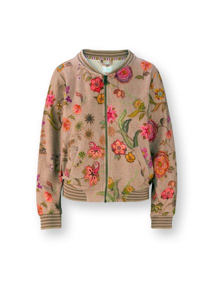 Nicos bunda  Coco Flower Písková (Velikost XL)