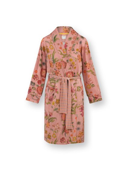 Nisha Kimono Coco Flower korálová