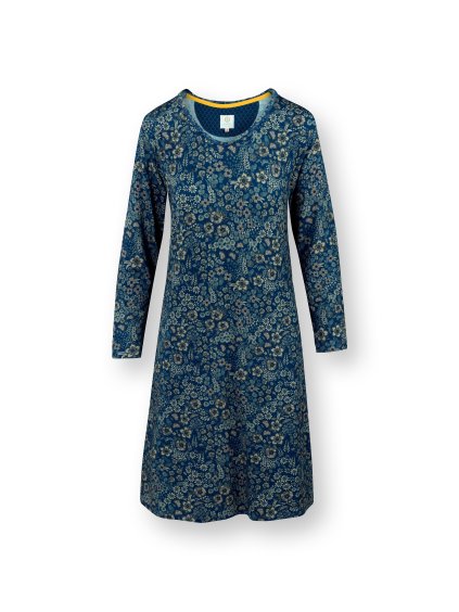 Danai noční košile dlouhý rukáv Daisy Dreams modrá (Velikost L)