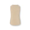 Trinity top bez rukávů Little Sumo proužek béžová