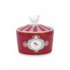 1429 1 cukrenka love birds medallion red pink 300ml