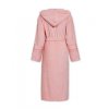 soft zellige pink bathrobe back pf