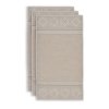 Ručníky soft zellige khaki 55x100 set 3