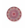 2872 1 mini dortovy tac s nozkou flower festival scallop deco tmave ruzova 21cm