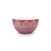 2878 1 miska flower festival scallop deco tmave ruzova 18cm