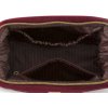 3190 2 kosmeticka taska mala velvet quilted vinova 19 x 12 x 8 5cm