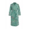 bathrobe les fleurs green bathrobe front