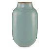3979 vaza metal oval modra 30cm
