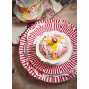 Pip Studio Royal Stripes FW2023 Tableware Mix&Match Dark Pink 01