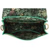 6856 2 kabelka cross body s klopou fenna mala zelena 19 x 6 x 16cm