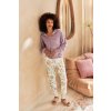 Nicolle mikina na zip Petite Sumo Stripe lila