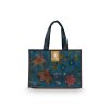Taška reklamní malá Coco Flower modrá 38 x 17 x 28cm