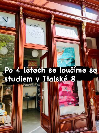 Po 4 krásných letech se naše studio v Italské 8 pomalu loučí. Studio OLEXA DECOR bude otevřeno do 31. 7. 2026. Byly to...