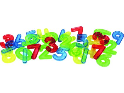 Průhledné číslice ke stolu Sensoric