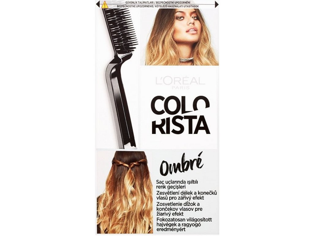 loreal colorista ombre barva na vlas