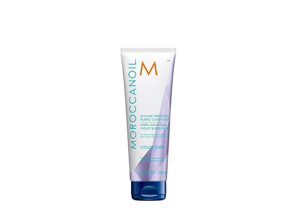 Moroccanoil Kondicionér neutralizující žluté tóny vlasů Color Care (Blonde Perfecting Purple Conditioner)