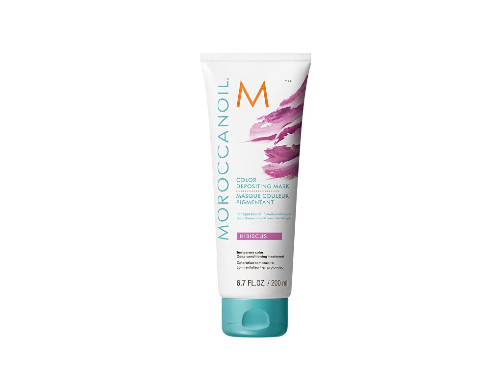 Moroccanoil Tónující maska na vlasy Hibiscus (Color Depositing Mask) (Objem 30 ml)