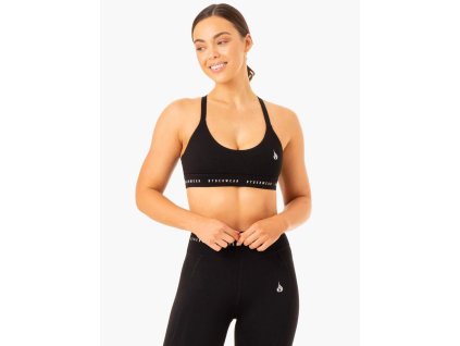 Sportovní podprsenka Reflex Cross Over Black - Ryderwear